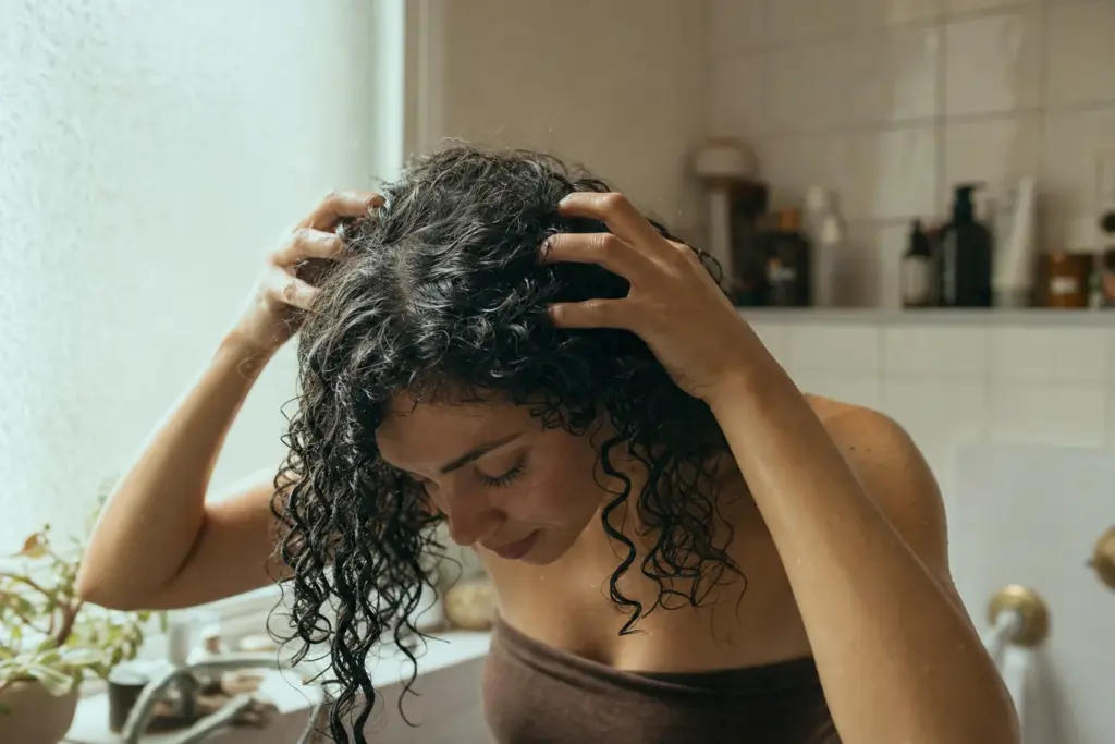 Cuero cabelludo y pelo rizado: caspa, picor y grasa sin perder el co-wash