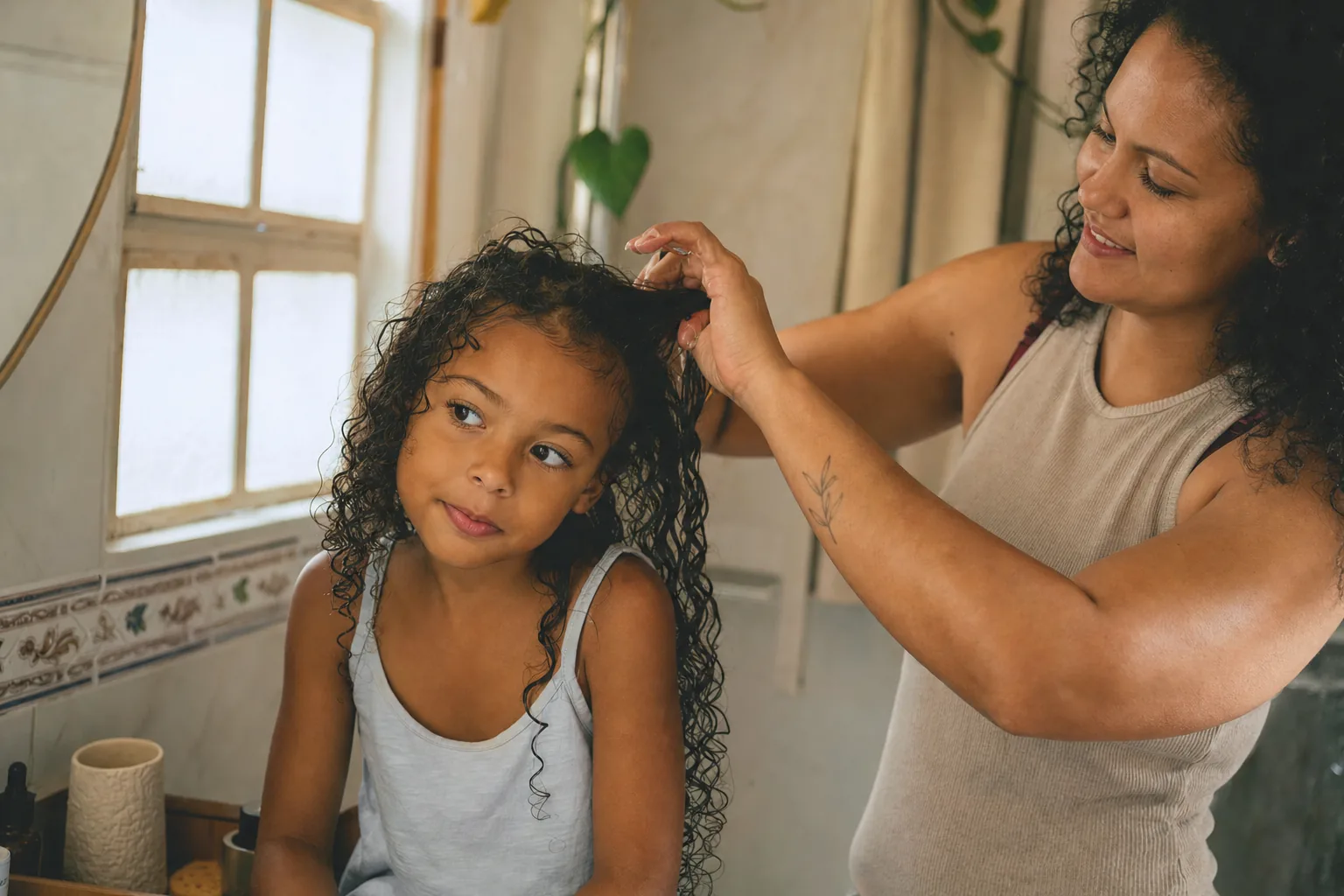 Pelo rizado en niños: rutina práctica y sin lágrimas